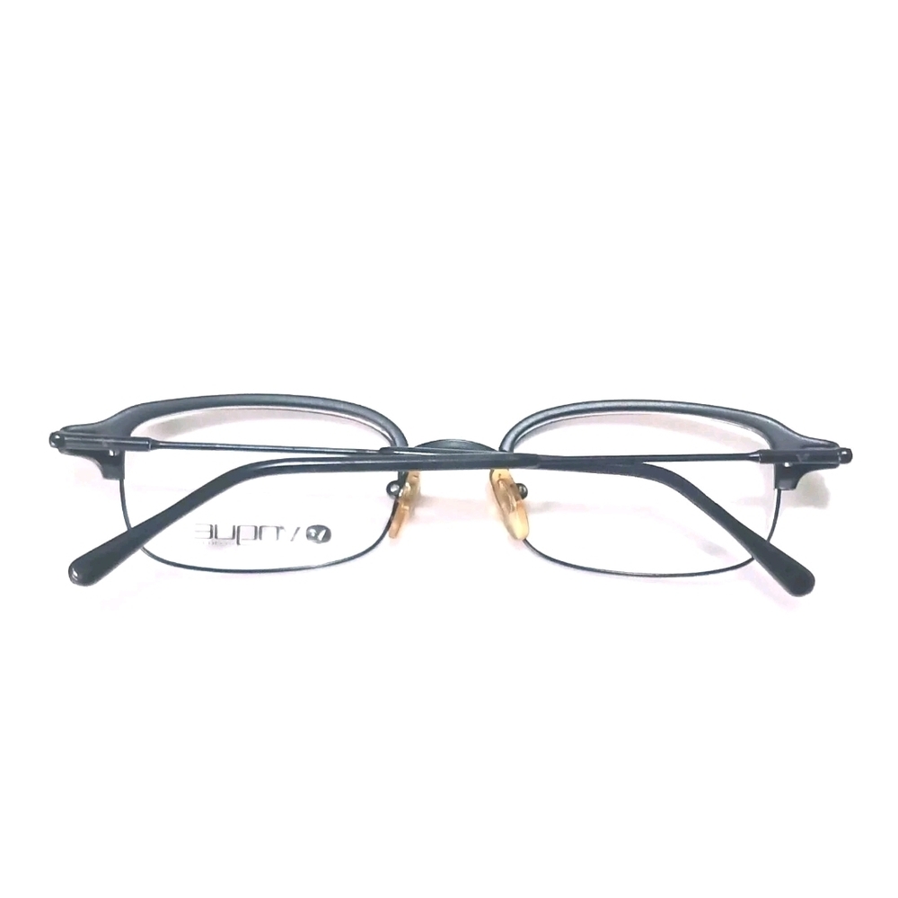 Vogue Eyeglass Frame Rectangular Black Unisex Mad… - image 8